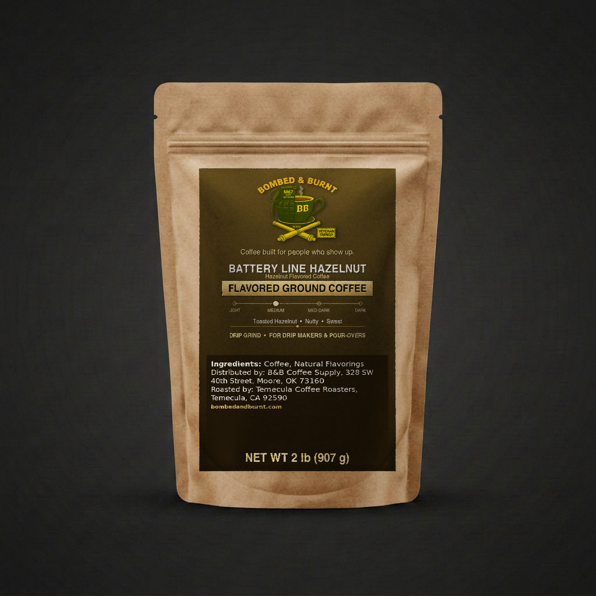 Battery Line Hazelnut — Drip 2 lb