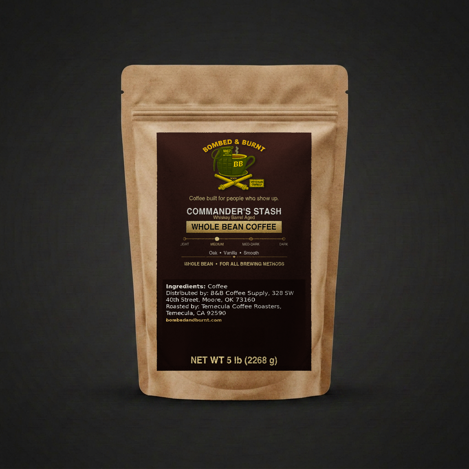 Commander's Stash — Whole Bean 5 lb
