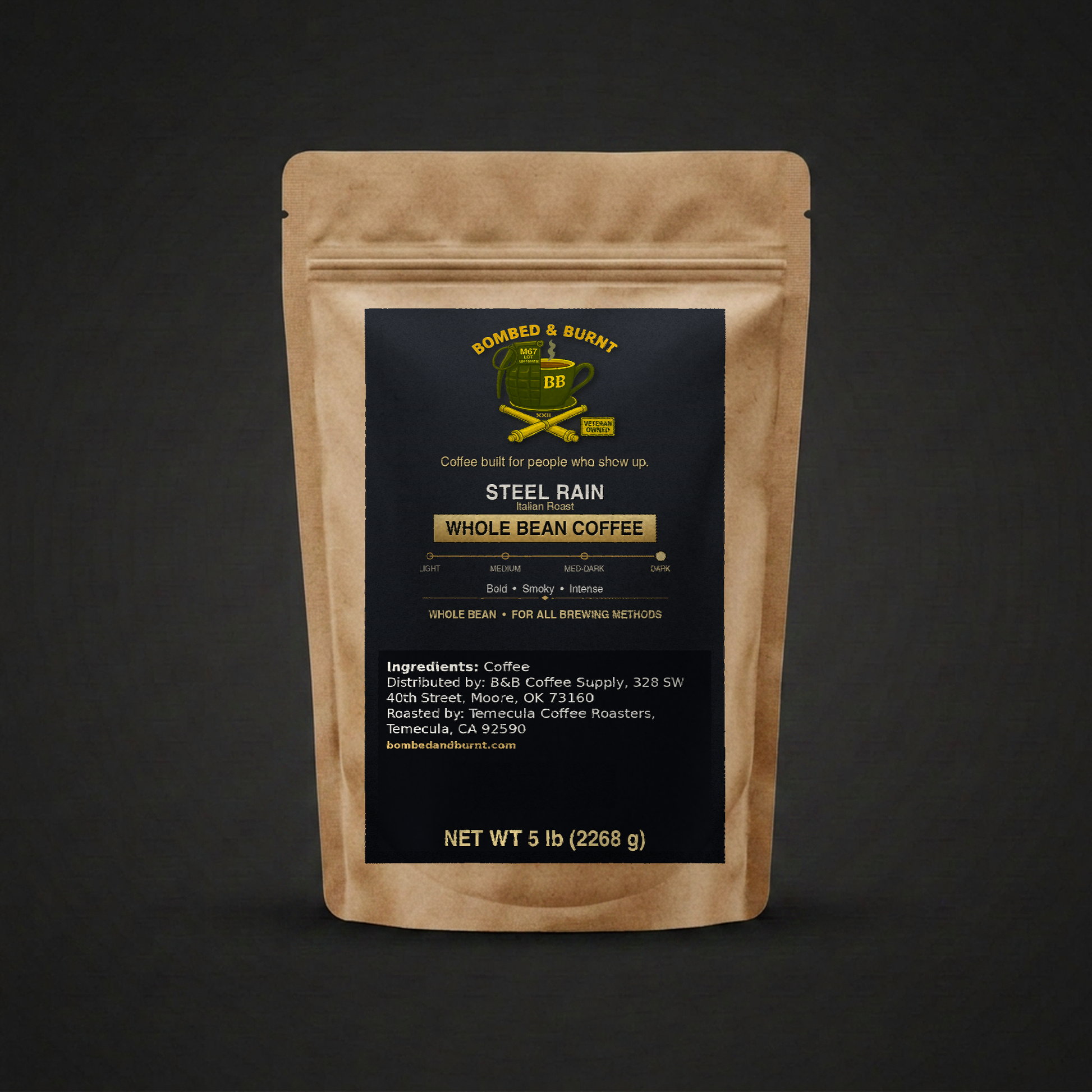 Steel Rain — Whole Bean 5 lb