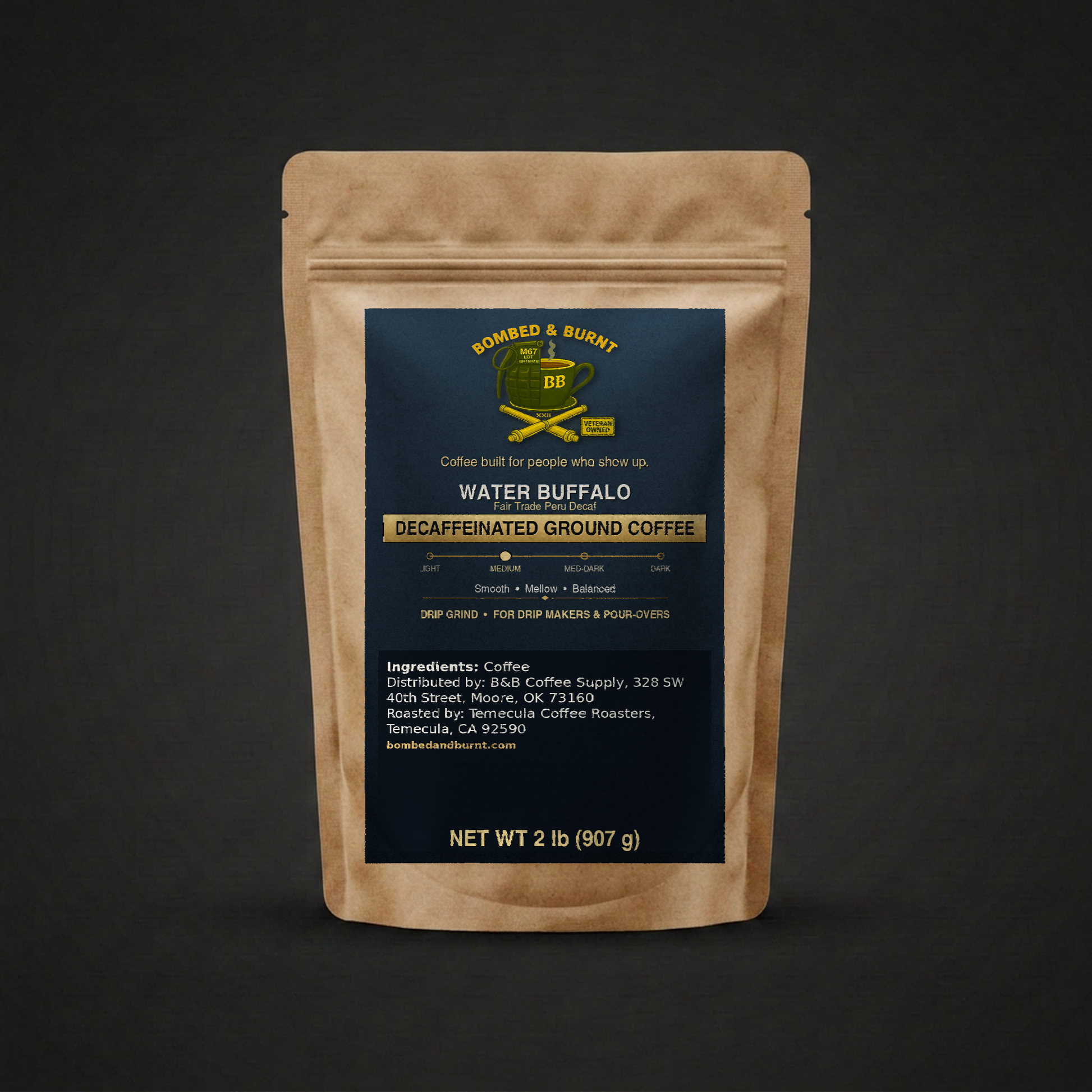 Water Buffalo (Decaf) — Drip 2 lb