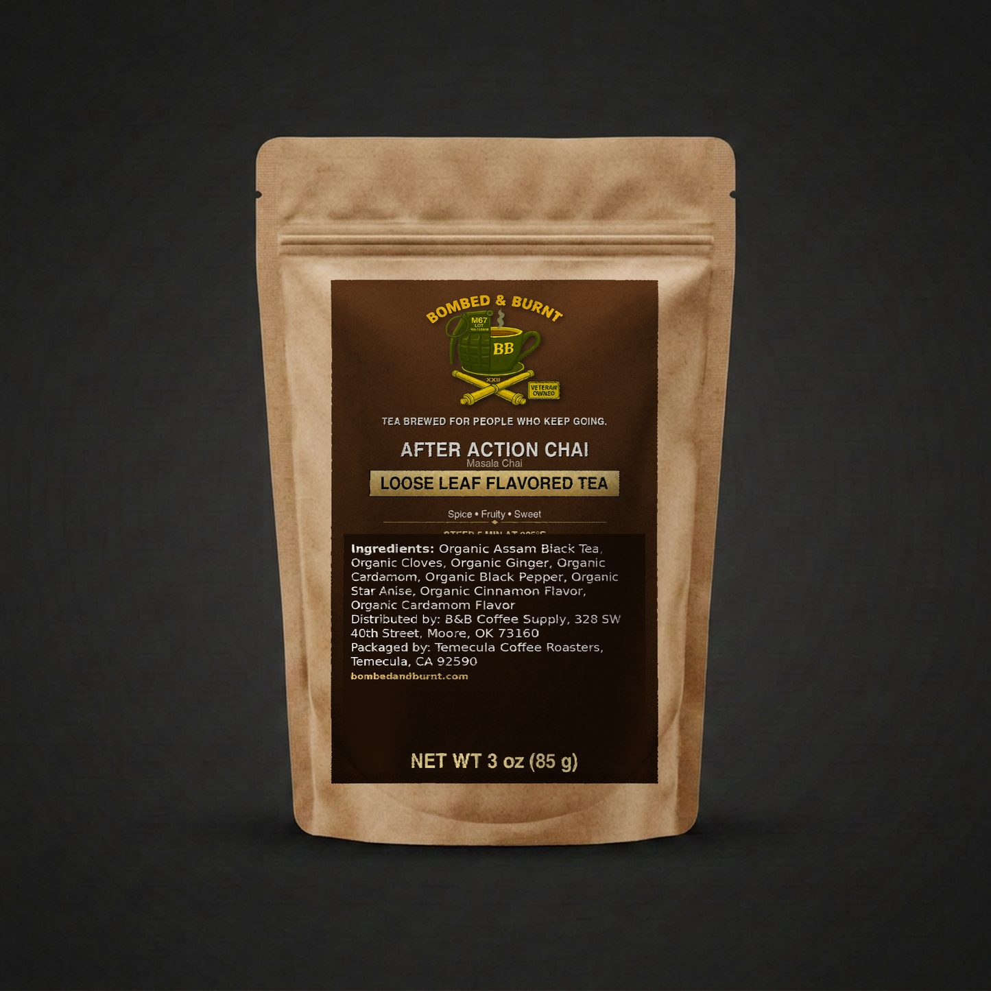 After Action Chai — Masala Chai black tea (Bombed & Burnt)