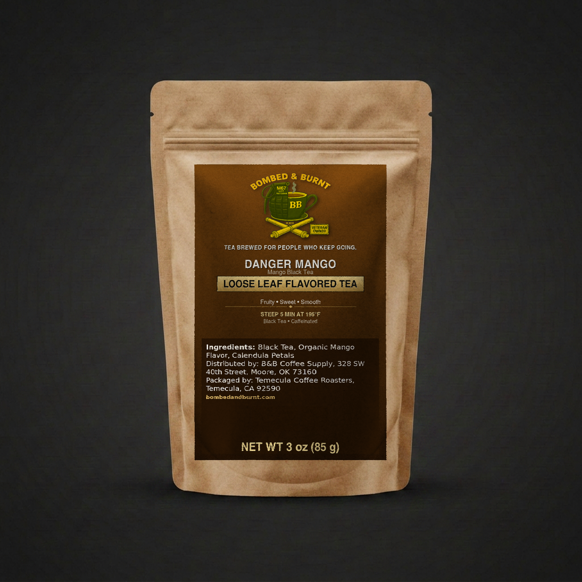 Danger Mango — Mango Black Tea (Bombed & Burnt)